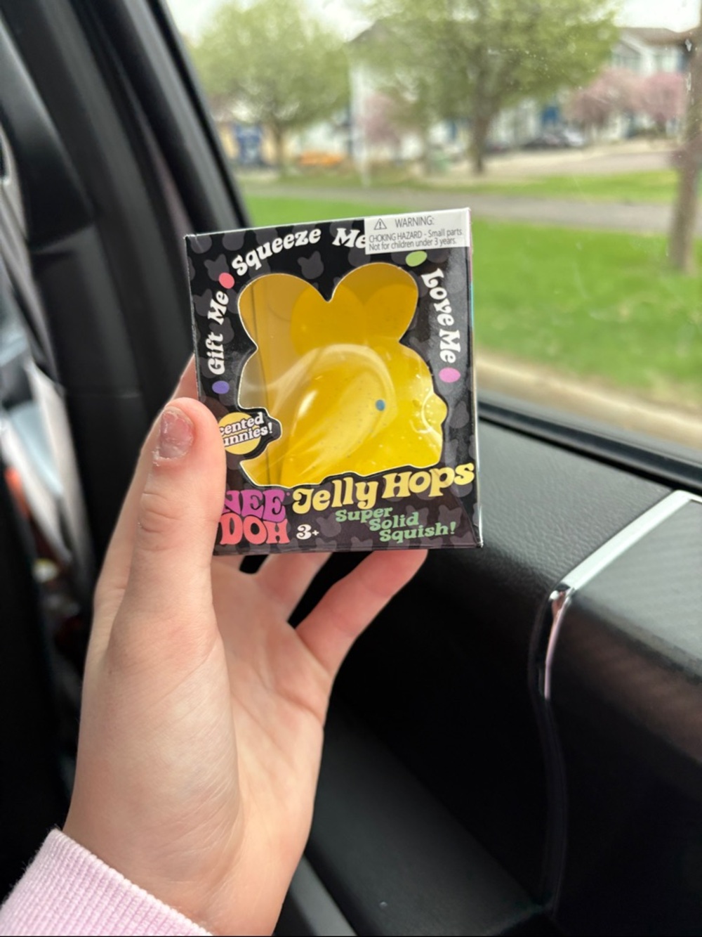 Jelly Hops Yellow Squishy Toy - Cute Bunny Shape